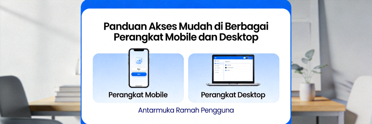Panduan akses mudah di berbagai perangkat mobile dan desktop dengan antarmuka user friendly